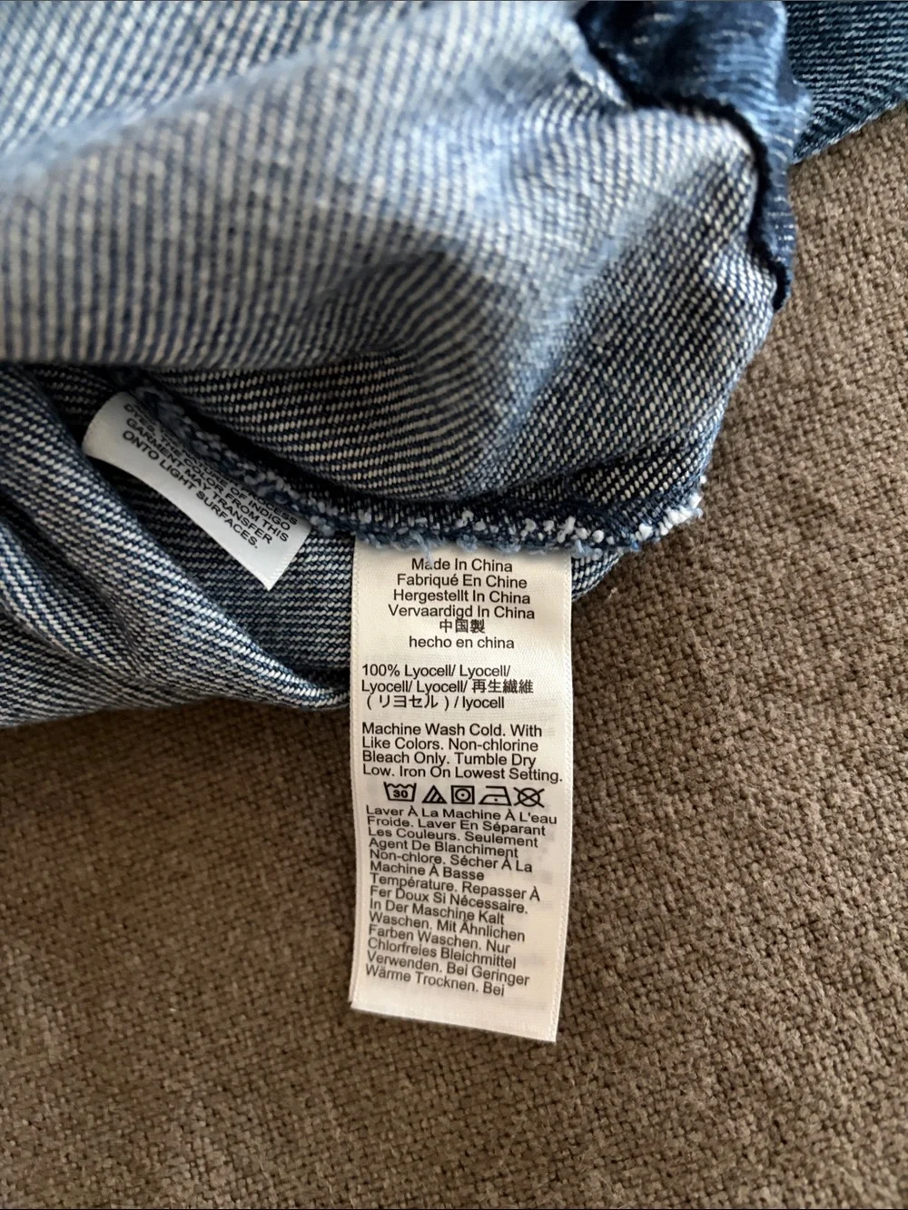 J. Crew Cropped Bomber Jacket in Drapey Denim Size L